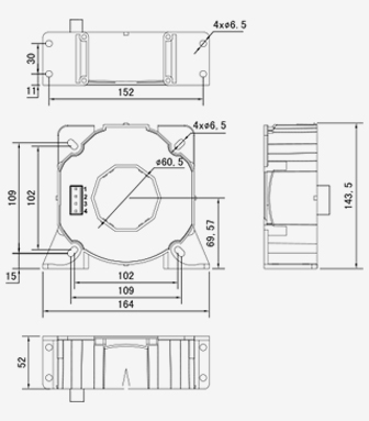 HIE-C40-DH_Dimension_336x383